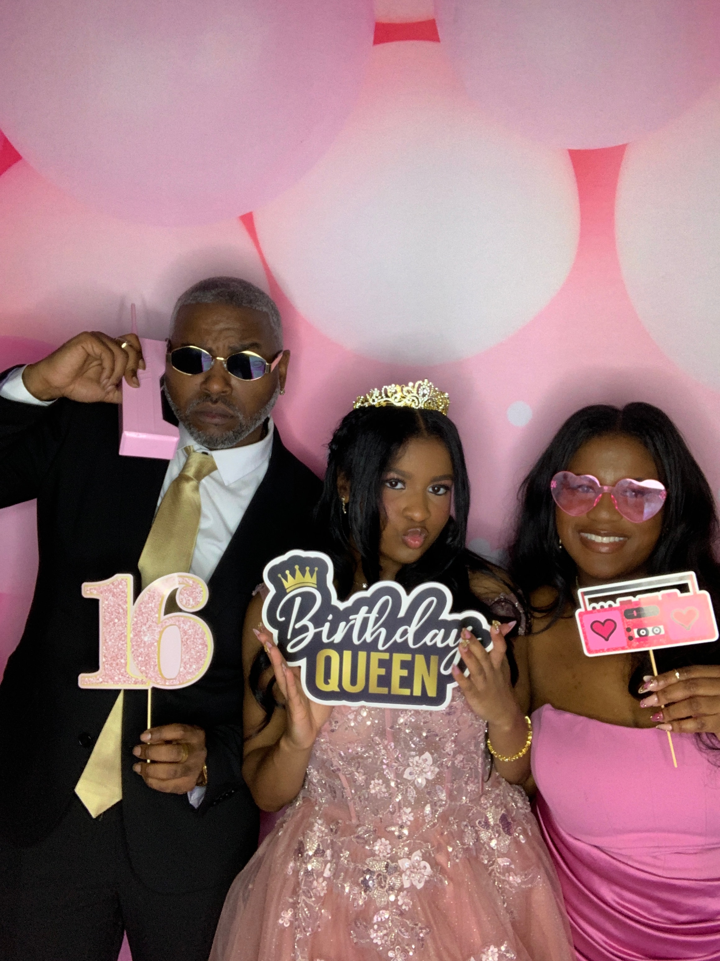 Sweet 16 birthday photo booth rental Atlanta